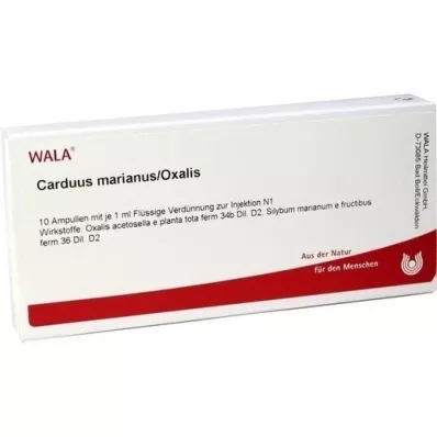 CARDUUS MARIANUS/OXALIS Ampoules, 10X1 ml CARDUUS MARIANUS/OXALIS Ampoules, 10X1 ml