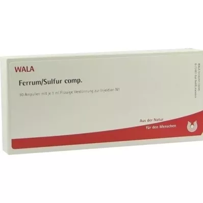 FERRUM SULFUR comp. ampoules, 10X1 ml FERRUM SULFUR comp. ampoules, 10X1 ml