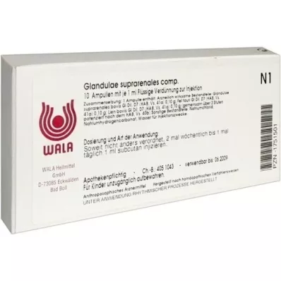 GLANDULAE SUPRARENALES comp. ampoules, 10X1 ml