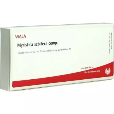 MYRISTICA SEBIFERA COMP.Ampoules, 10X1 ml MYRISTICA SEBIFERA COMP.Ampoules, 10X1 ml