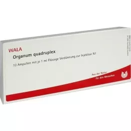 ORGANUM quadruplex ampoules, 10X1 ml