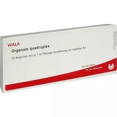 ORGANUM quadruplex ampoules, 10X1 ml