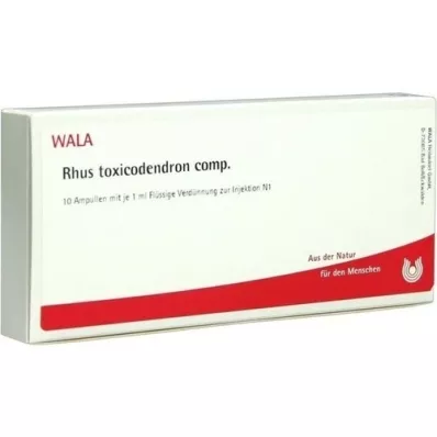 RHUS TOXICODENDRON COMP Ampoules, 10X1 ml RHUS TOXICODENDRON COMP Ampoules, 10X1 ml