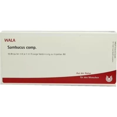 SAMBUCUS COMP Ampoules, 10X1 ml SAMBUCUS COMP Ampoules, 10X1 ml