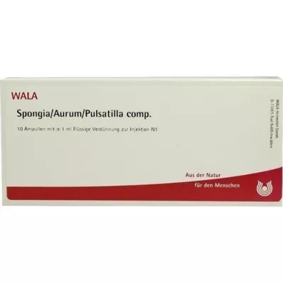 SPONGIA/AURUM/Pulsatilla comp. ampoules, 10X1 ml SPONGIA/AURUM/Pulsatilla comp. ampoules, 10X1 ml