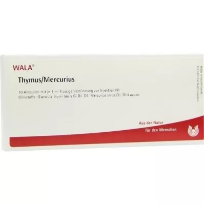 THYMUS/MERCURIUS Ampoules, 10X1 ml THYMUS/MERCURIUS Ampoules, 10X1 ml
