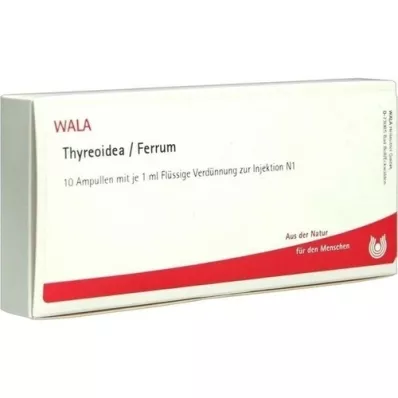 THYREOIDEA/Ferrum ampoules, 10X1 ml THYREOIDEA/Ferrum ampoules, 10X1 ml