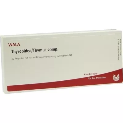 THYREOIDEA/Thymus comp. Ampoules, 10X1 ml THYREOIDEA/Thymus comp. Ampoules, 10X1 ml