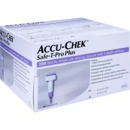 ACCU-CHEK Safe T Pro Plus lancets, 200 pcs