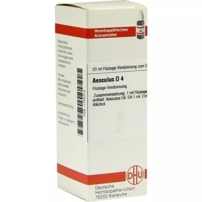 AESCULUS D 4 dilution, 20 ml