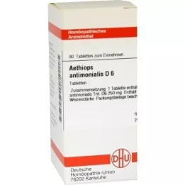 AETHIOPS ANTIMONIALIS D 6 tablets, 80 pcs