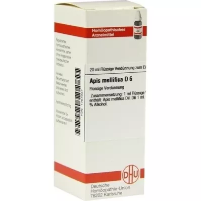 APIS MELLIFICA D 6 Dilution, 20 ml APIS MELLIFICA D 6 Dilution, 20 ml