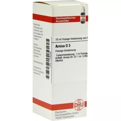 ARNICA D 3 dilution, 20 ml