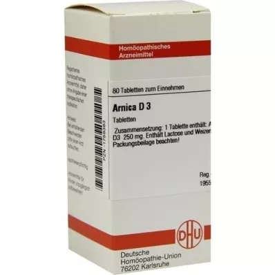ARNICA D 3 tablets, 80 pcs
