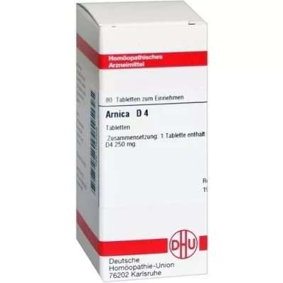 ARNICA D 4 tablets, 80 pcs