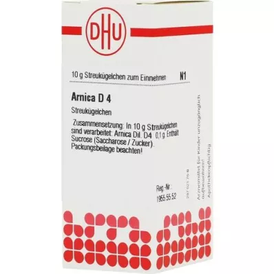 ARNICA D 4 globules, 10 g ARNICA D 4 globules, 10 g