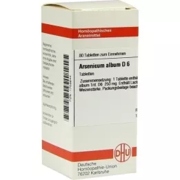 ARSENICUM ALBUM D 6 tablets, 80 pcs