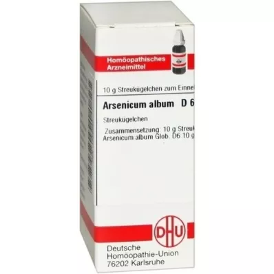 ARSENICUM ALBUM D 6 globules, 10 g