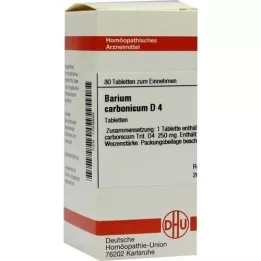 BARIUM CARBONICUM D 4 tablets, 80 pcs