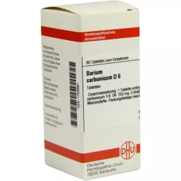 BARIUM CARBONICUM D 6 tablets, 80 pcs
