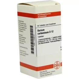 BARIUM CARBONICUM D 12 tablets, 80 pcs