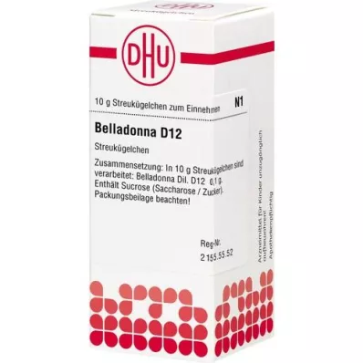 BELLADONNA D 12 globules, 10 g BELLADONNA D 12 globules, 10 g