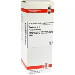 BERBERIS D 4 dilution, 50 ml