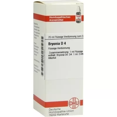BRYONIA D 4 dilution, 20 ml