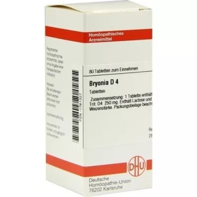 BRYONIA D 4 tablets, 80 pcs