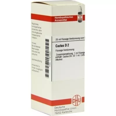 CACTUS D 2 Dilution, 20 ml CACTUS D 2 Dilution, 20 ml