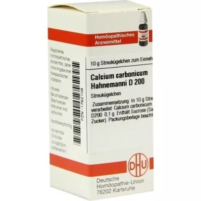 CALCIUM CARBONICUM Hahnemanni D 200 globules, 10 g