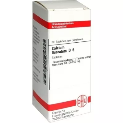 CALCIUM FLUORATUM D 6 tablets, 80 pcs
