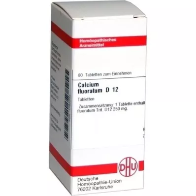 CALCIUM FLUORATUM D 12 tablets, 80 pcs