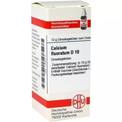 CALCIUM FLUORATUM D 10 globules, 10 g CALCIUM FLUORATUM D 10 globules, 10 g