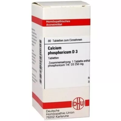 CALCIUM PHOSPHORICUM D 3 tablets, 80 pcs CALCIUM PHOSPHORICUM D 3 tablets, 80 pcs