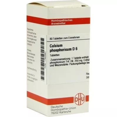 CALCIUM PHOSPHORICUM D 6 tablets, 80 pcs