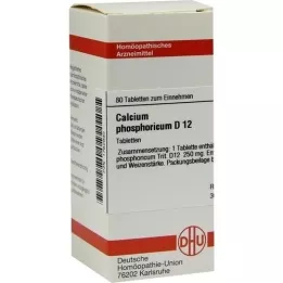 CALCIUM PHOSPHORICUM D 12 tablets, 80 pcs