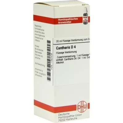 CANTHARIS D 4 dilution, 20 ml