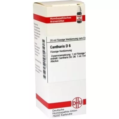 CANTHARIS D 6 Dilution, 20 ml CANTHARIS D 6 Dilution, 20 ml