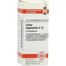 CARBO VEGETABILIS D 12 globules, 10 g