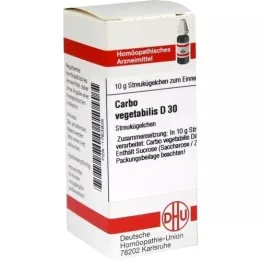 CARBO VEGETABILIS D 30 globules, 10 g