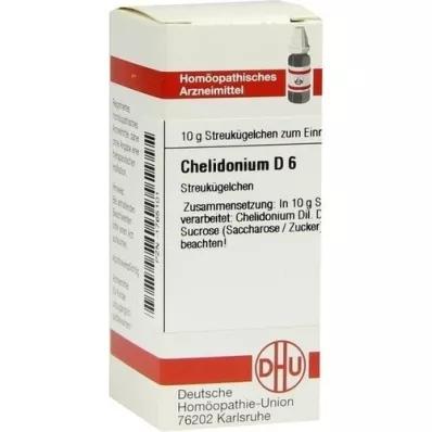 CHELIDONIUM D 6 globules, 10 g