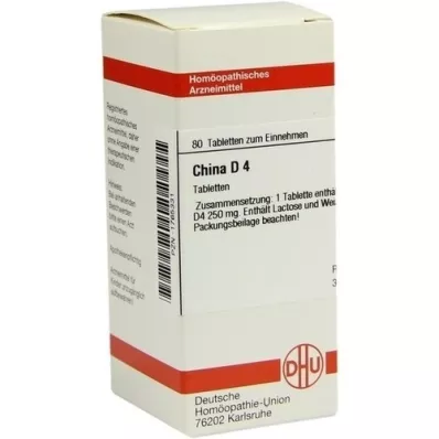 CHINA D 4 tablets, 80 pcs CHINA D 4 tablets, 80 pcs