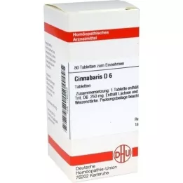 CINNABARIS D 6 tablets, 80 pcs