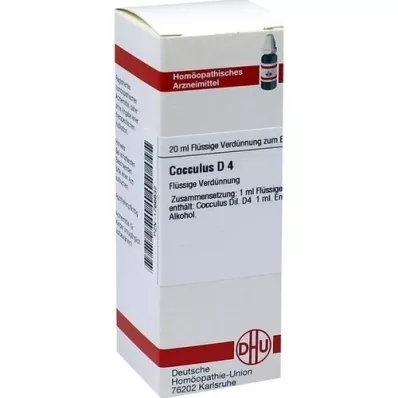 COCCULUS D 4 dilution, 20 ml