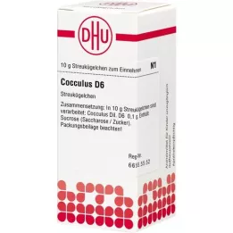 COCCULUS D6 globules, 10 g
