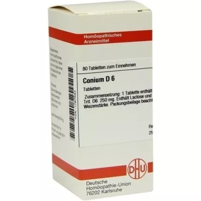 CONIUM D 6 tablets, 80 pcs