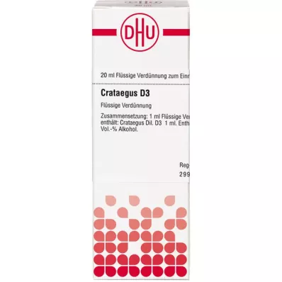 CRATAEGUS D 3 dilution, 20 ml