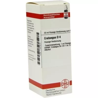 CRATAEGUS D 4 dilution, 20 ml