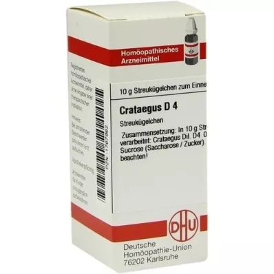 CRATAEGUS D 4 globules, 10 g CRATAEGUS D 4 globules, 10 g